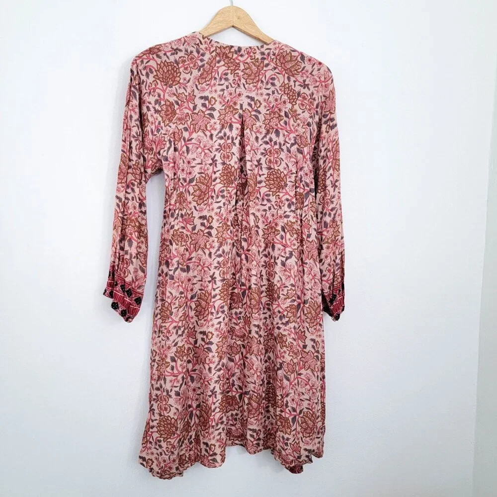 Natalie Martin Fiore Short Dress in Pink Dahlia XS - Picture 5 of 8